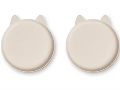Liewood rabbit sandy tallerken Mae (2-pack)